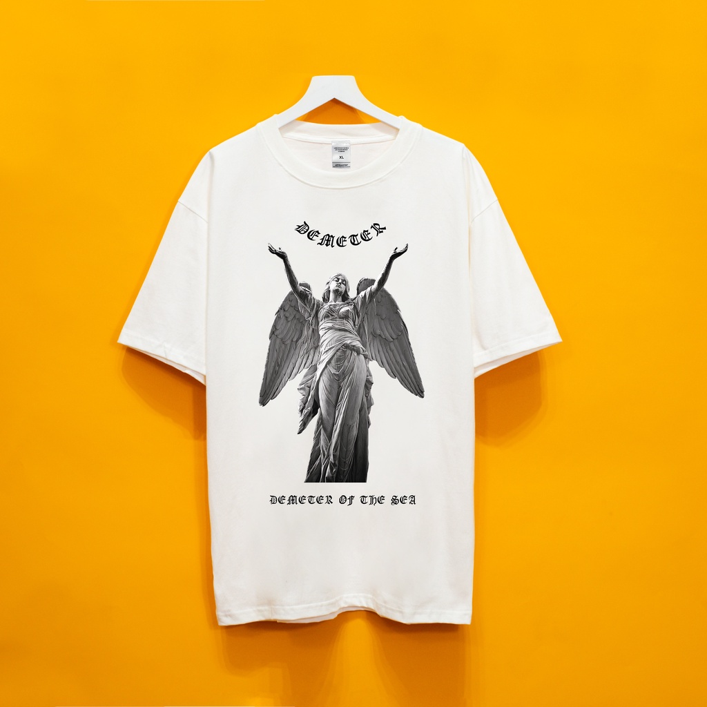 Áo thun tay lỡ Demecer Nữ Thần Hogoto shop , Áo thun unisex nam nữ from rộng oversize chất liệu cotton | BigBuy360 - bigbuy360.vn