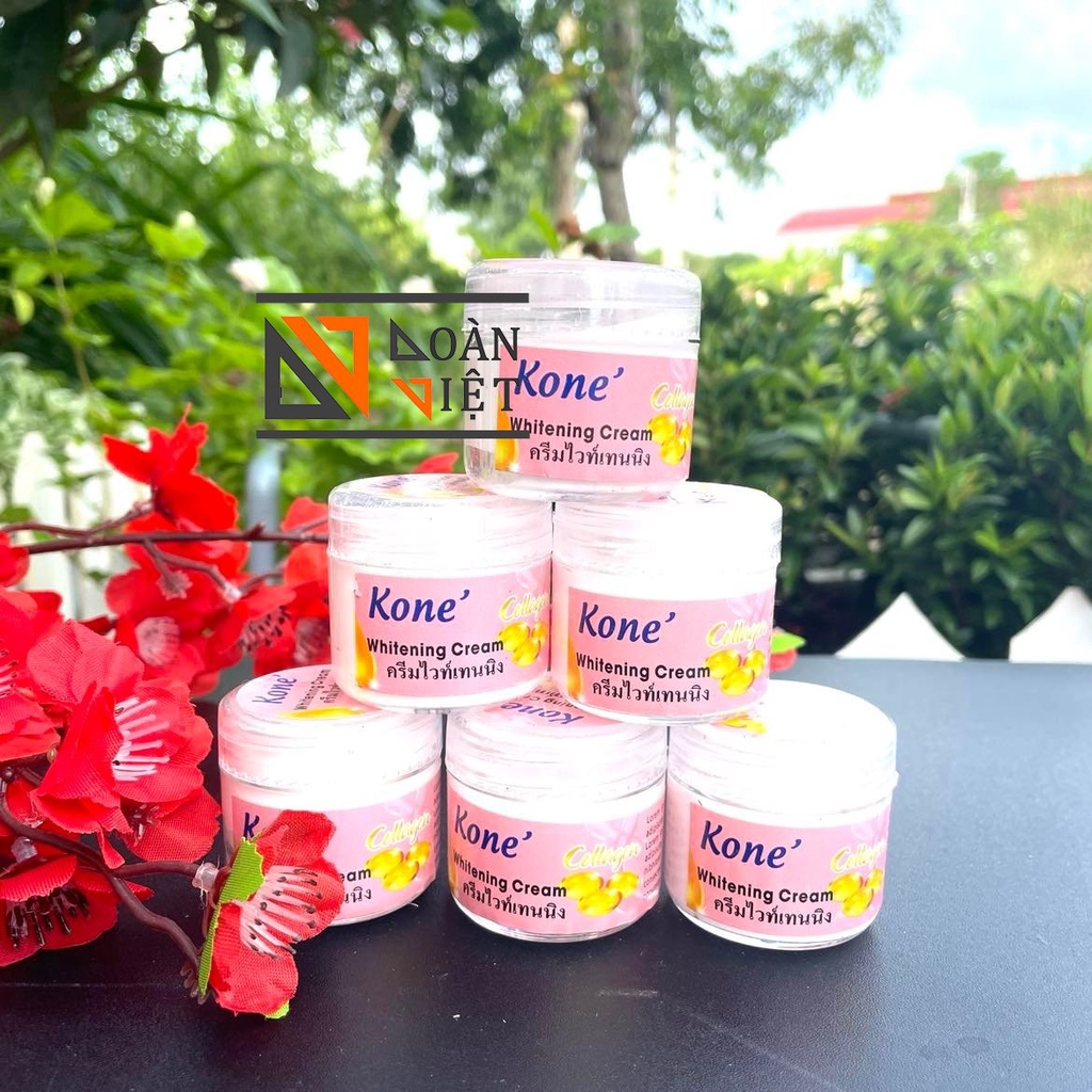 [6 HỘP] Kem kích trắng KONE THÁI LAN 50g - Trắng nhanh, tan nhanh , mùi thơm nhẹ nhàng dễ chịu