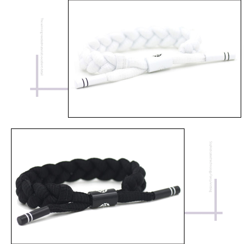 20 Colors Fashion Shoelaces Woven Bracelet Couple