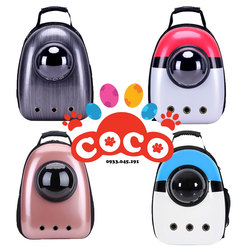 Balo phi hành gia cho chó mèo kèm đệm lót