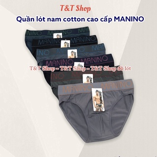 Quần sịp nam cao cấp MANINO bảng lưng lớn - Quần lót nam tam giác cotton mềm mịn cạp to TTSHOP