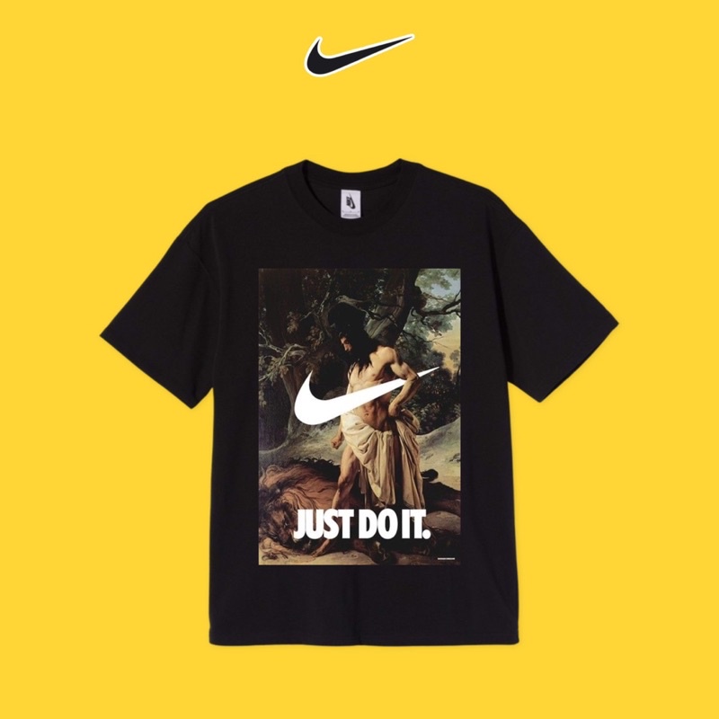 Áo Tee Nike Custom Unisex Hàng Cao Cấp - Full tem tag