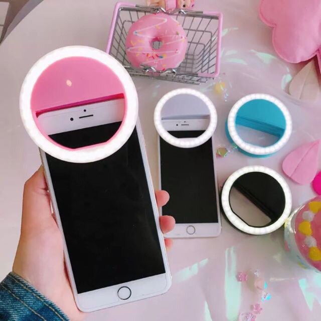 [HỘP XANH] Đèn selfie hỗ trợ chụp ảnh cực đẹp