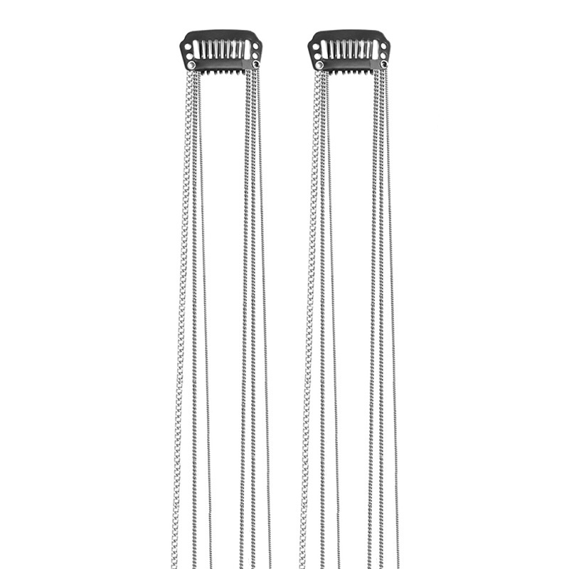 Dây Buộc Tóc Phối Chuỗi Xích Thời Trang Xinh Xắn Dành Cho Nữ