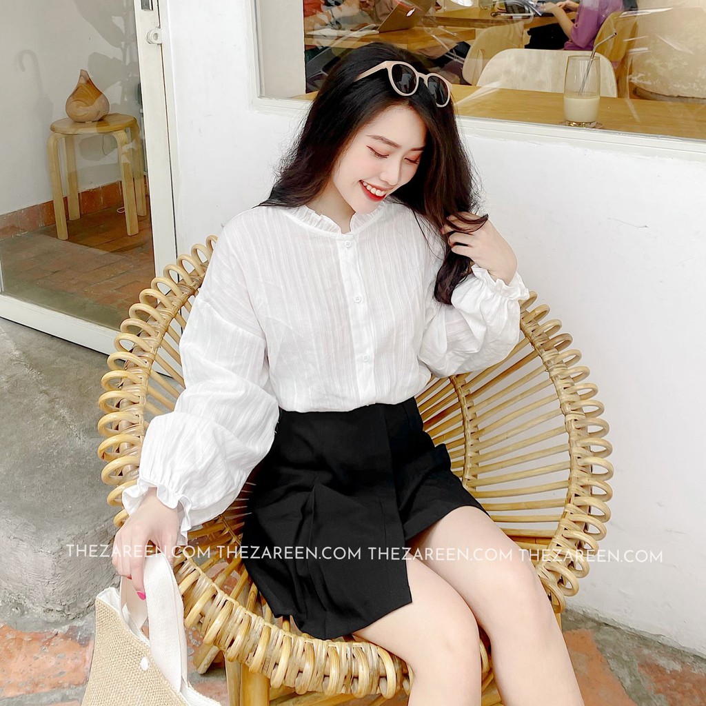 CHÂN VÁY XẾP LI ZAREEN VAA09 ĐEN | BigBuy360 - bigbuy360.vn