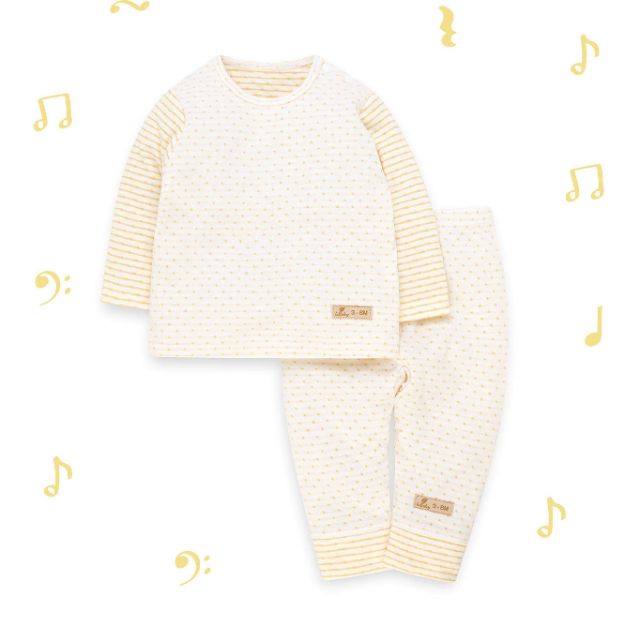 (7 màu) Bộ cài vai thu đông Lullaby cotton 2 lớp mỏng siêu mềm mịn