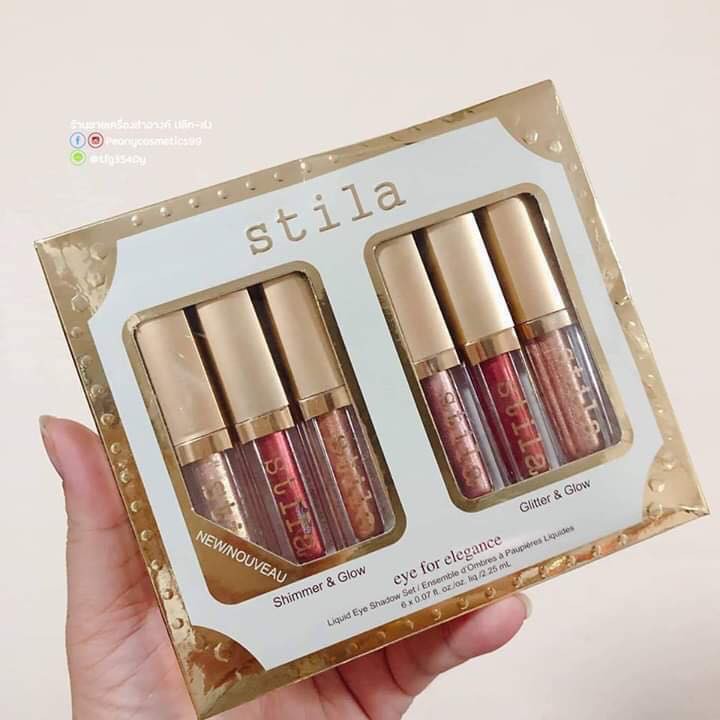 💋 Nhũ Mắt Stila Hộp 6 Cây Lên Màu Siêu Xinh 💋 -Z145-D12T4