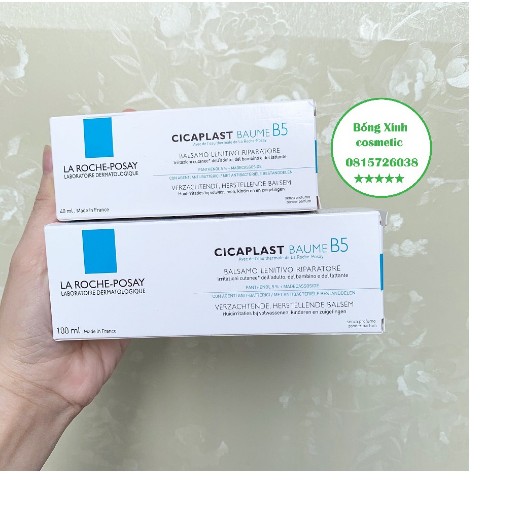 La Roche Posay B5 - Kem Dưỡng B5 La Roche-Posay Cicaplast Baume Làm Dịu Nhẹ Và Phục Hồi Da