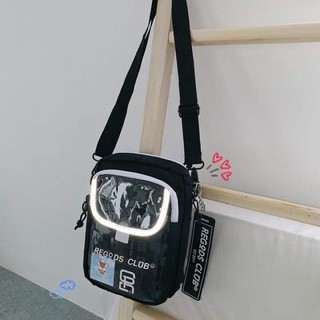 Túi đeo chéo thời trang nam nữ trong suốt Rego