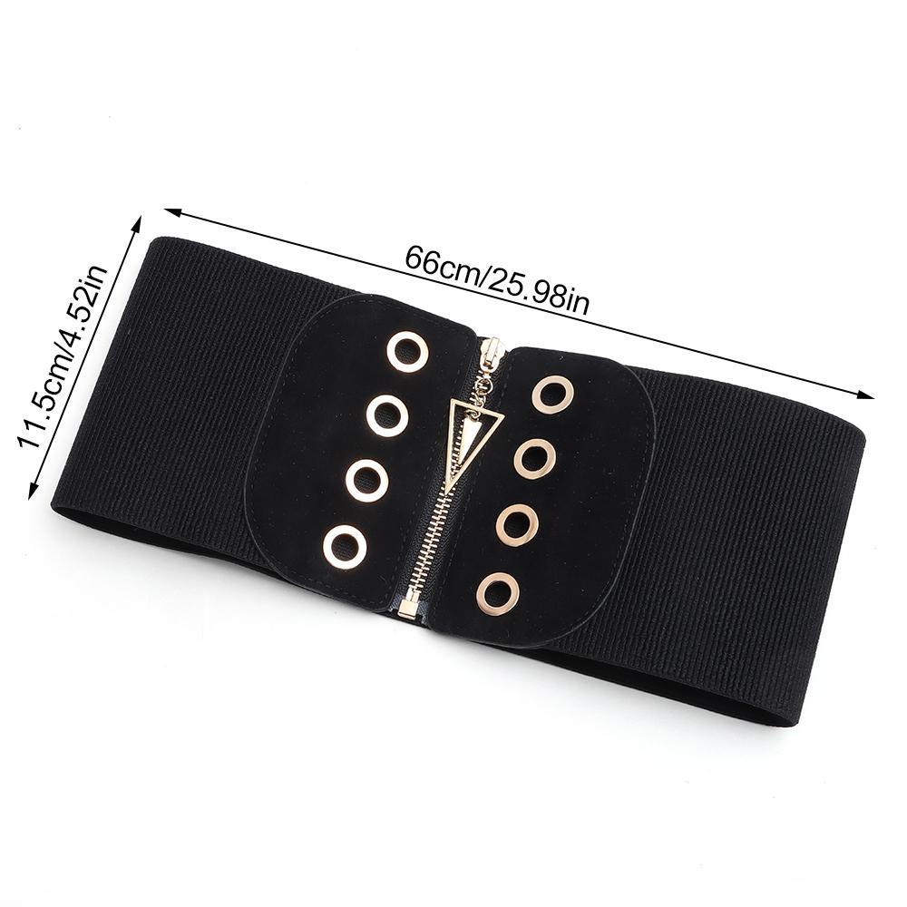 SUSANS Thắt Lưng Corset Hình Tam Giác Khoét Rỗng Có Khóa Kéo Thời Trang Cho Nữ