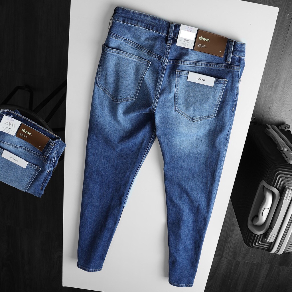 [KHUYẾN MÃI 45%]⚡⚡Quần Jeans Nam, Quần Bò Nam-Dáng Slim Fit-Không Rách, Giá Rẻ Nhất Tại Đây-Cam Kết Được Đổi Size