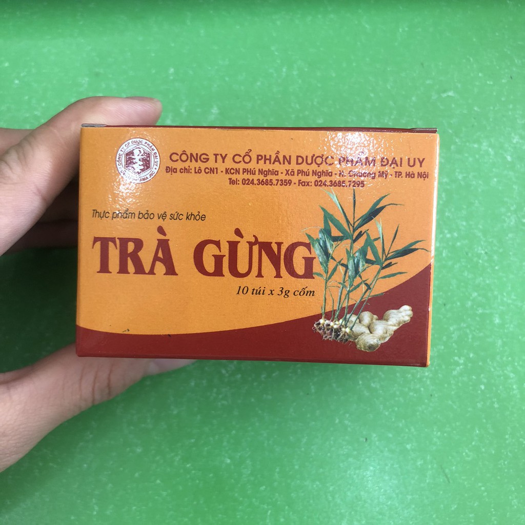 Trà gừng Đại Uy ( Hộp 10 gói )