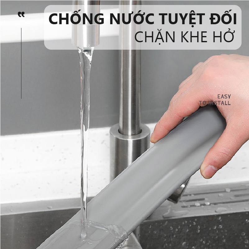 Nẹp xốp thế hệ mới chặn gió khe cửa chống côn trùng  Thanh chắn cửa chống ồn, chống thoát hơi gió điều hòa NANORON