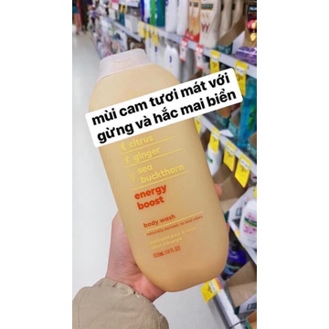 Sữa tắm dưỡng ẩm method body Oganic - method body wash Úc loại bỏ tế bào chết - 532ml