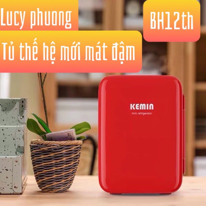 Tủ lạnh mini 10l kemin bảo quản mỹ phẩm, sữa mẹ