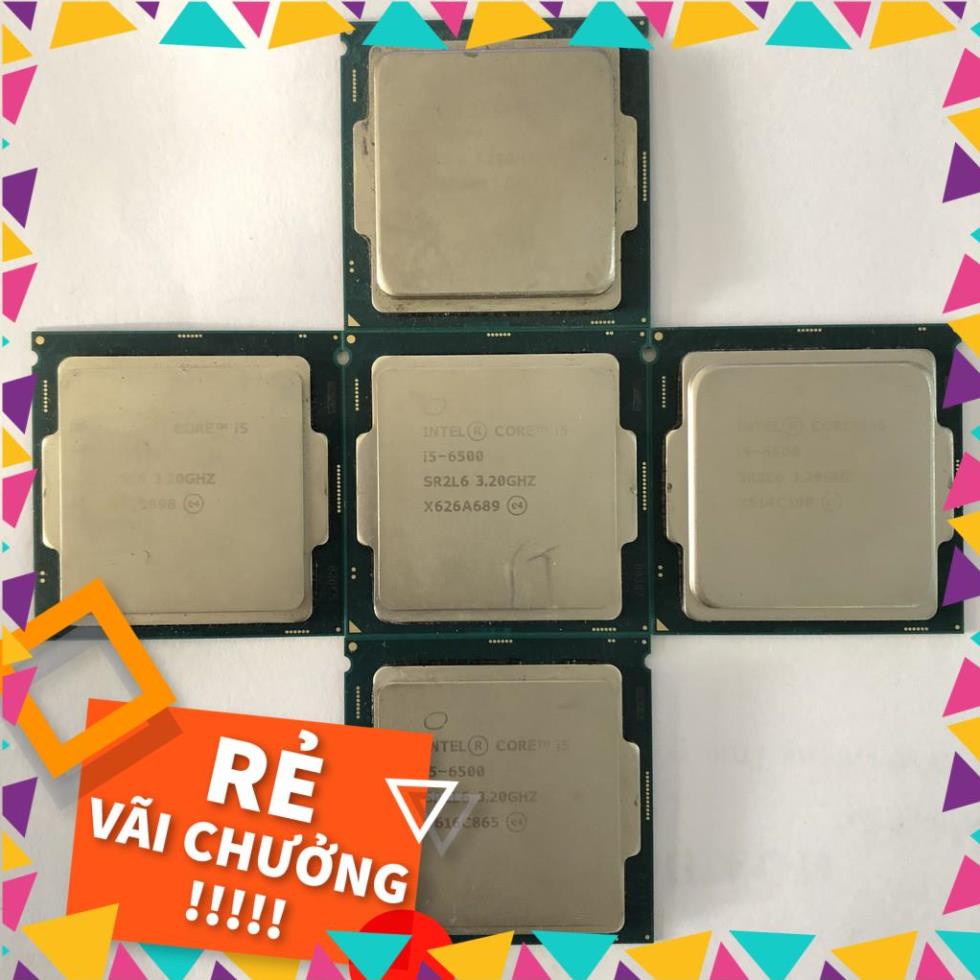CPU sk 1151, i5 6400/ i5 6500/ i5 6600/ i7 6700/ i7 6700K, chip máy tính chạy trên main h110, b150, 