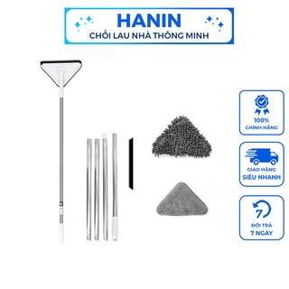 Cây lau kính cán dài, chổi lau cửa kính thông minh 2 đầu tiện lợi