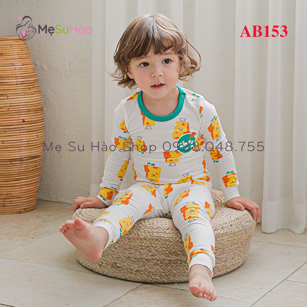 Bộ dài tay ngủ mẫu Phô Mai hãng Cordii mã AB153 rất dễ thương