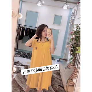 Váy phông suông bầu bí bon chen