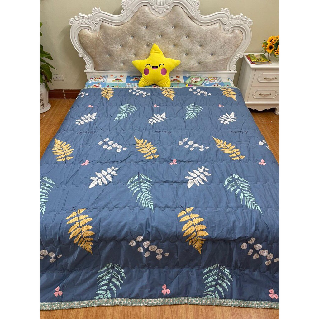 [NHẬP] Chăn hè cotton cao cấp (Không phải poly) trần bông - Ảnh thật tại cửa hàng - 2m2x2m