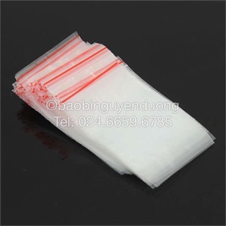 1kg Túi zipper chỉ đỏ