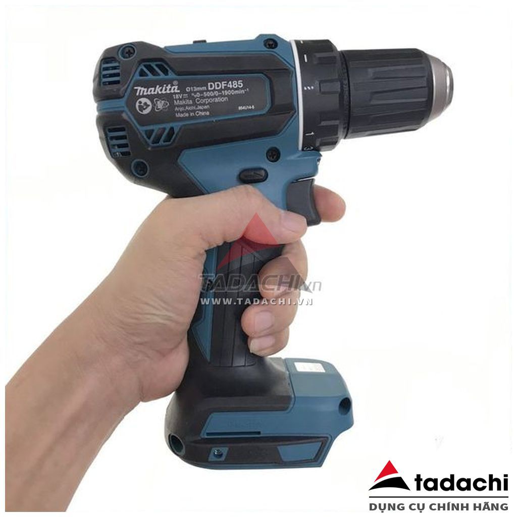 Máy khoan và vặn vít dùng pin 18V Makita DDF485Z (thân máy không pin sạc)