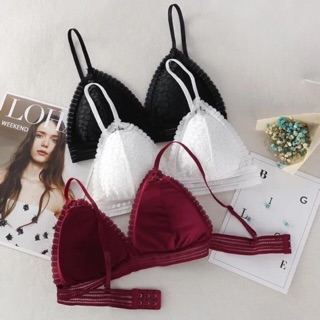 Áo bra ren không gọng cài sau sexy
