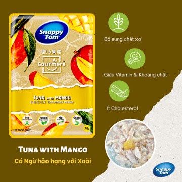Snappy Tom- Dòng Sản Phẩm Cao Cấp Dành Cho Mèo Sành Ăn