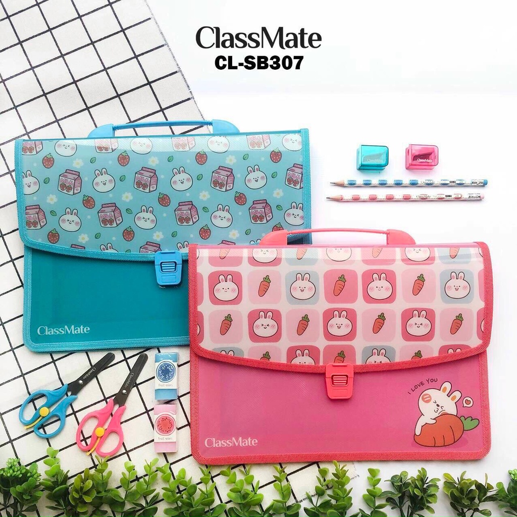 Cặp học thêm Classmate - cao cấp- nhựa nguyên sinh - các mẫu SB07/SB05/SB302/SB302/SB307/SB601/SB602 Quế Anh