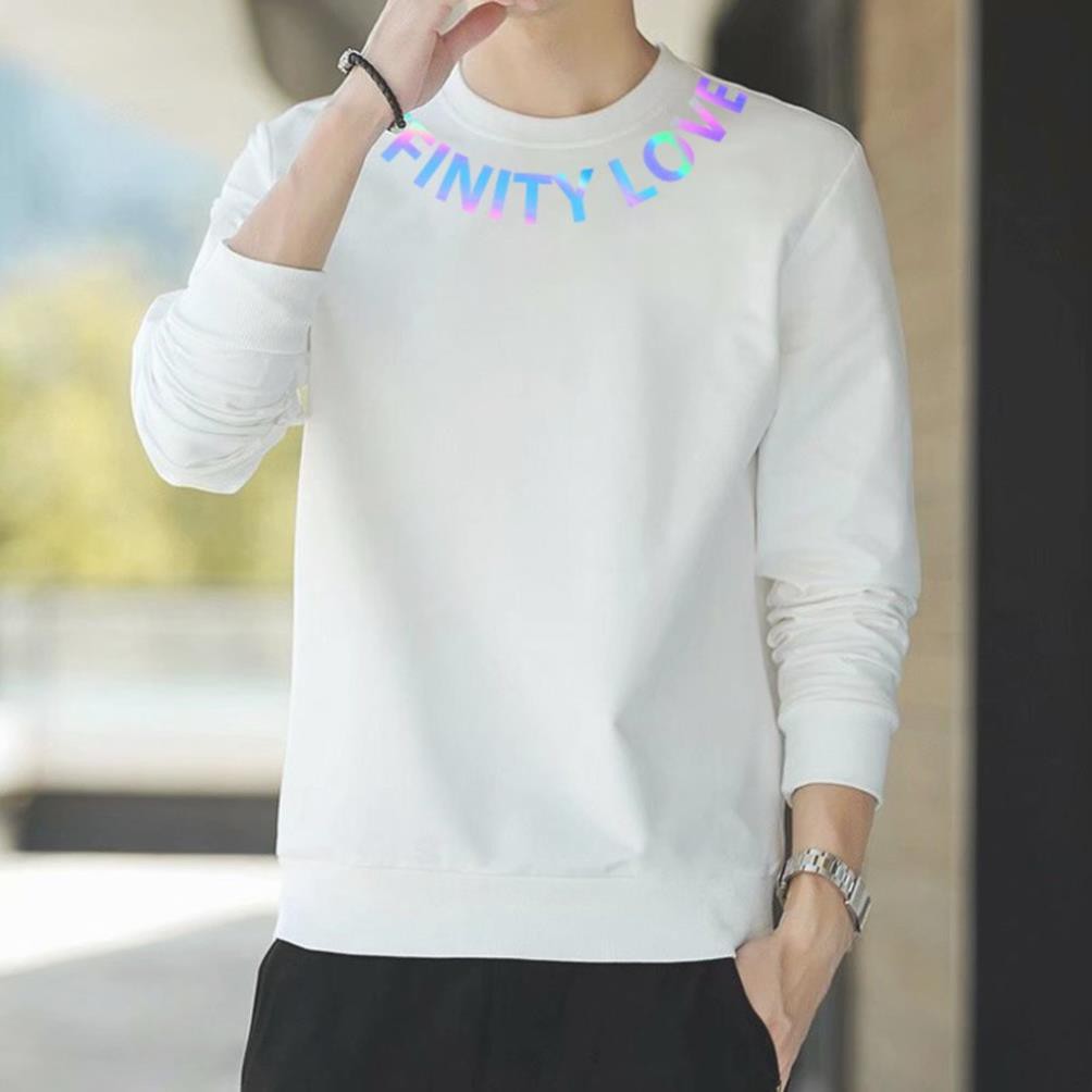 Áo Sweater Infinyty Phản Quang, Aó Nỉ Dài Tay Nam Nữ Cá Tính - AS80 | BigBuy360 - bigbuy360.vn