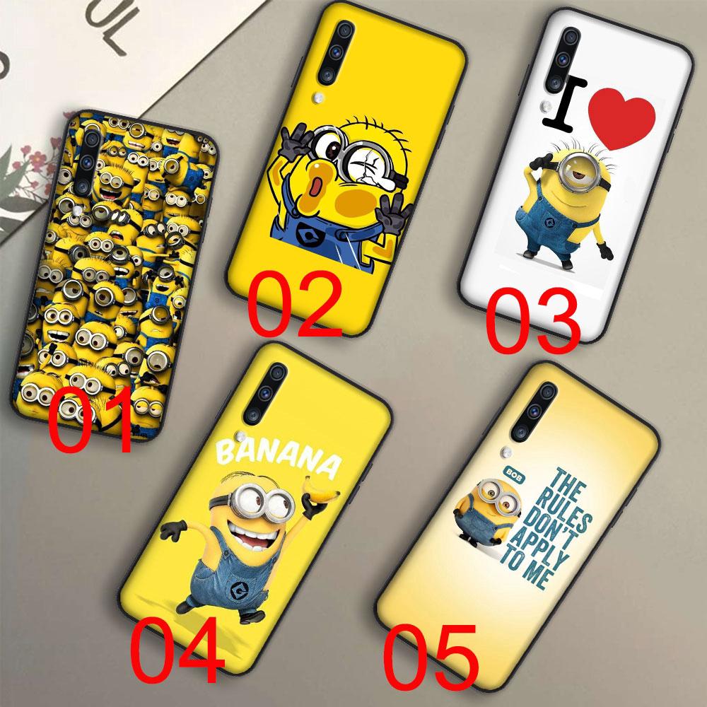 Ốp lưng in Minion nhiều mẫu mã cho điện thoại Samsung Galaxy A10 A30 A40 A50 A70 A9 A8 A7 A6 Plus