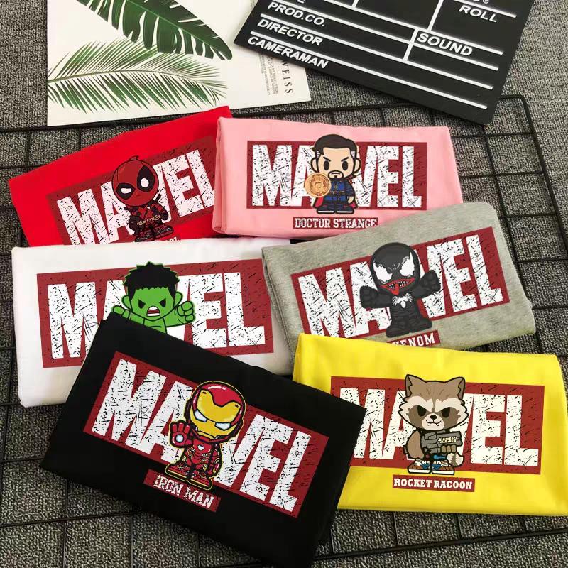 Áo Thun GYG Unisex Marvel Form Rộng Oversize Phong Cách Hàn Quốc