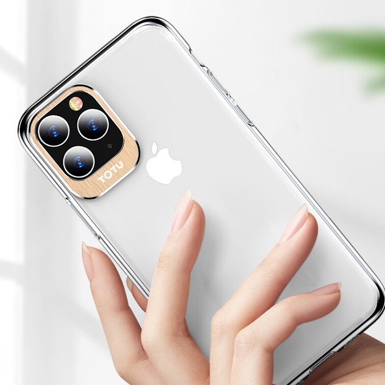 Ốp lưng iPhone XS Max/ 11 Pro/ 11 Pro Max cứng trong suốt bảo vệ Camera hiệu Totu Design