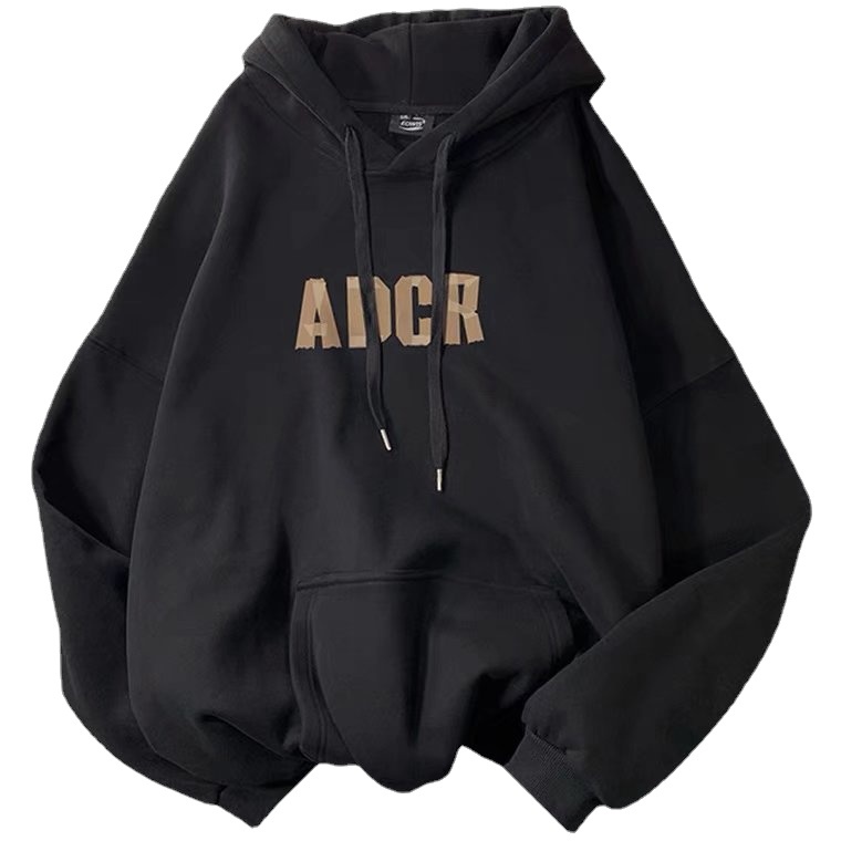 Áo hoodie Dáng Rộng In Chữ Phong Cách Hip Hop Đường Phố Nhật Bản Cá Tính Cho Nam Cỡ M-5XL