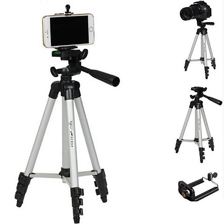 Gập chụp hình tripod TF-3110 cho các máy chụp hình và các máy điện thoại di động,Có thước đo cân bằng