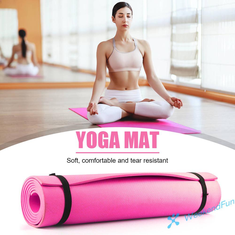 Thảm Tập Yoga Chống Trượt Thân Thiện Với Môi Trường 4mm / 6mm