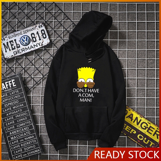 Áo hoodie dài tay hình simpson thời trang nam