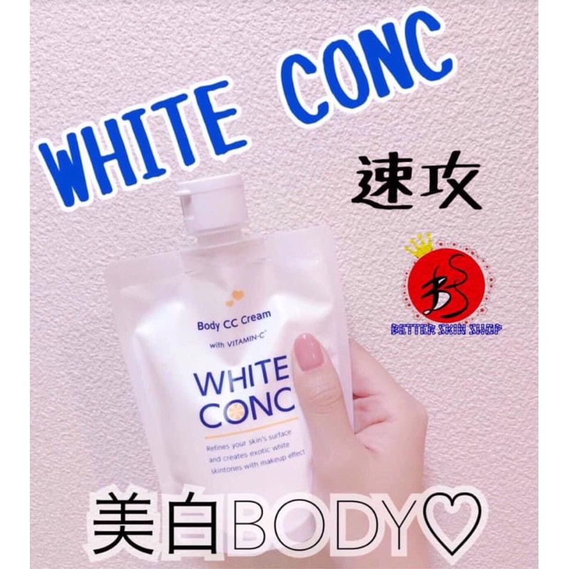 Kem dưỡng trắng da nâng tone body White Conc Cream