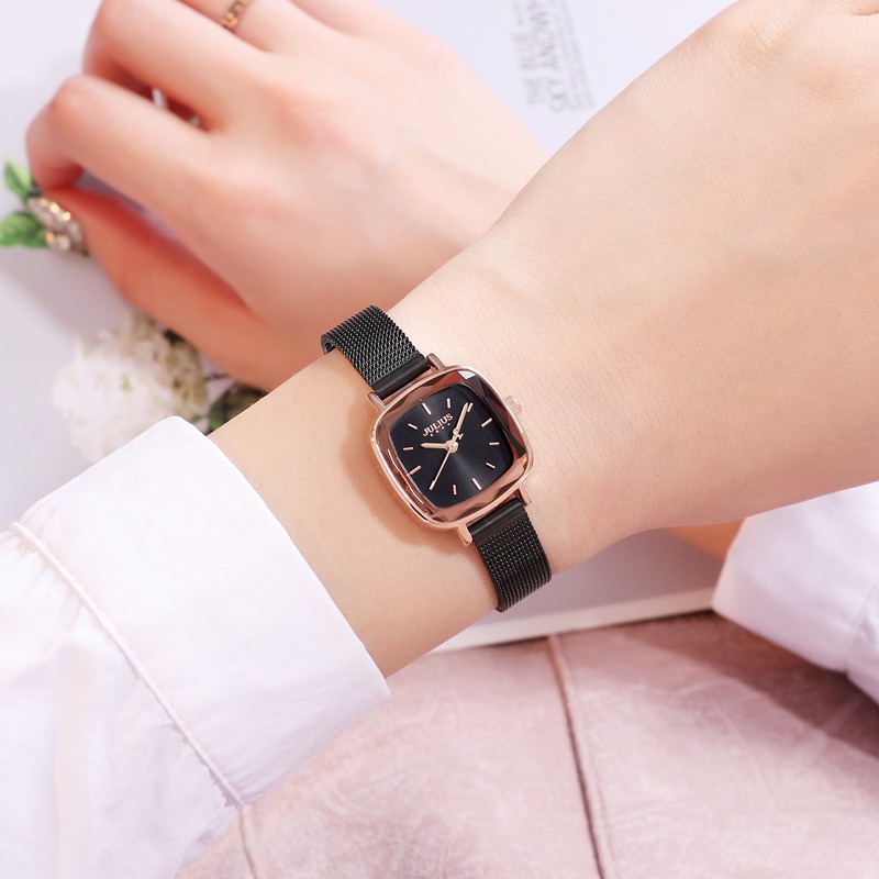 Đồng hồ julius nữ JA-1148 dây thép