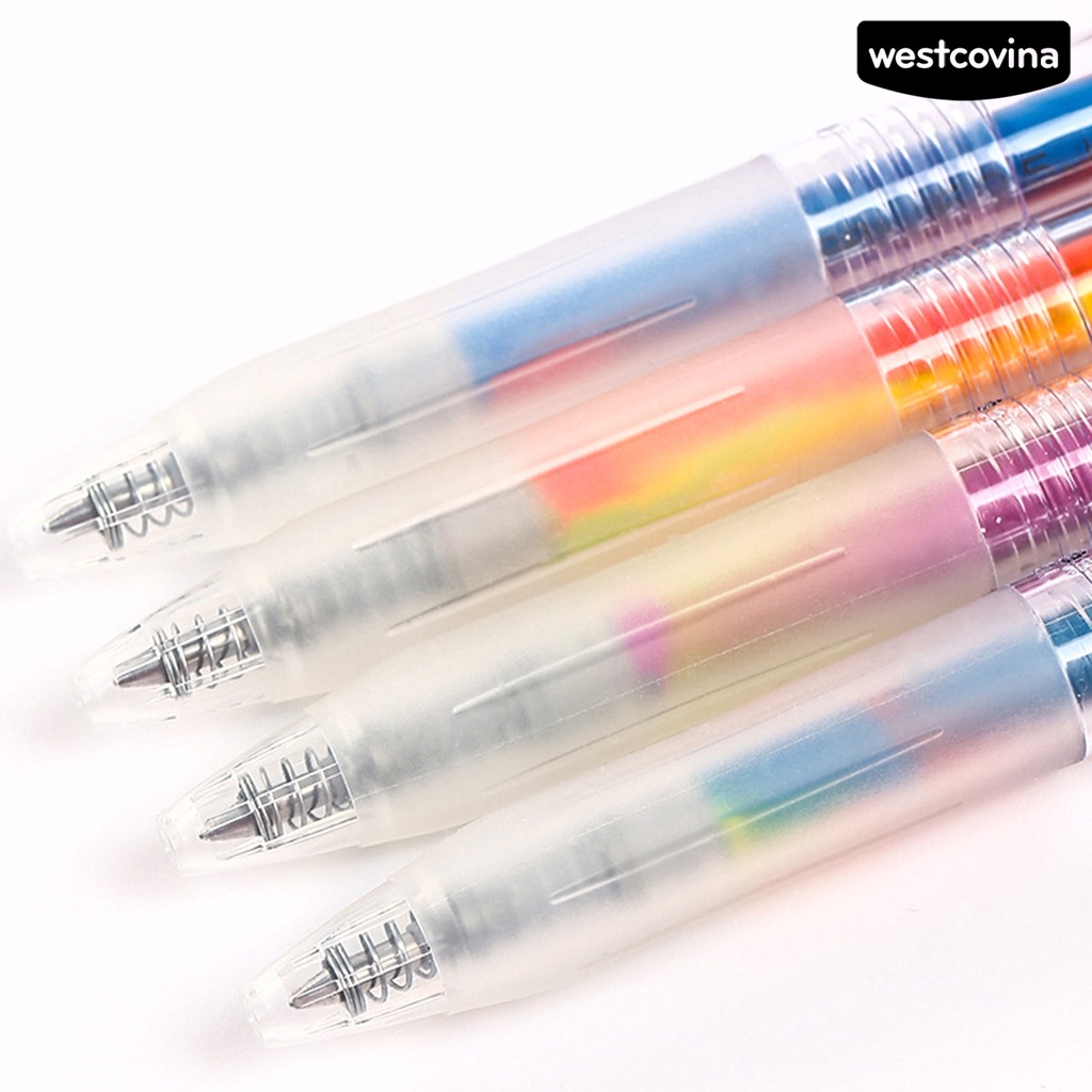 [Hot]✍Bút Mực Gel Ngòi 0.5mm Màu Sắc Cầu Vồng