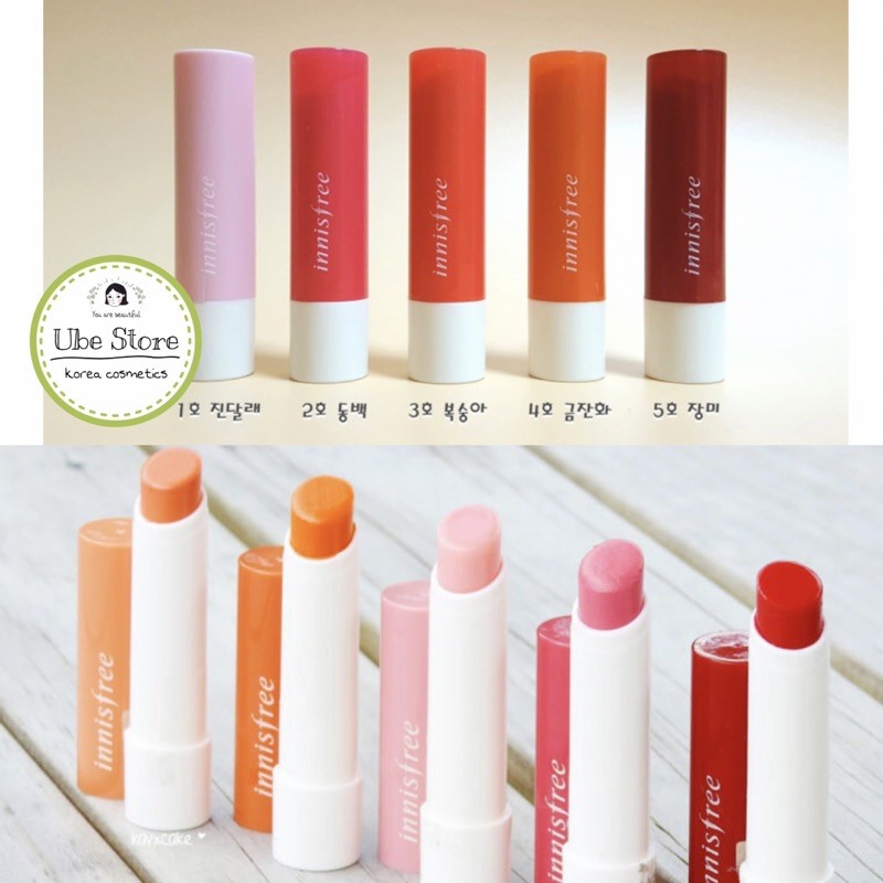 SON DƯỠNG CÓ MÀU INNISFREE GLOW TINT LIP BALM #SALE_OFF_65%