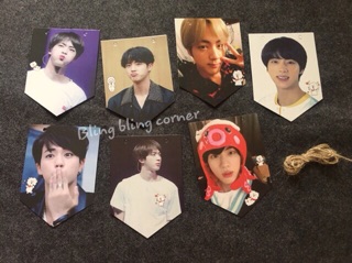 Set cờ treo trang trí các thành viên BTS