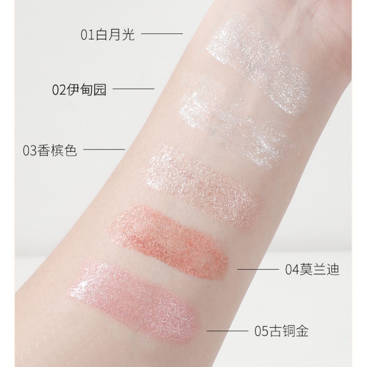 Nhũ mắt RIPE GIRL dạng lỏng lấp lánh chống thấm nước và lâu trôi