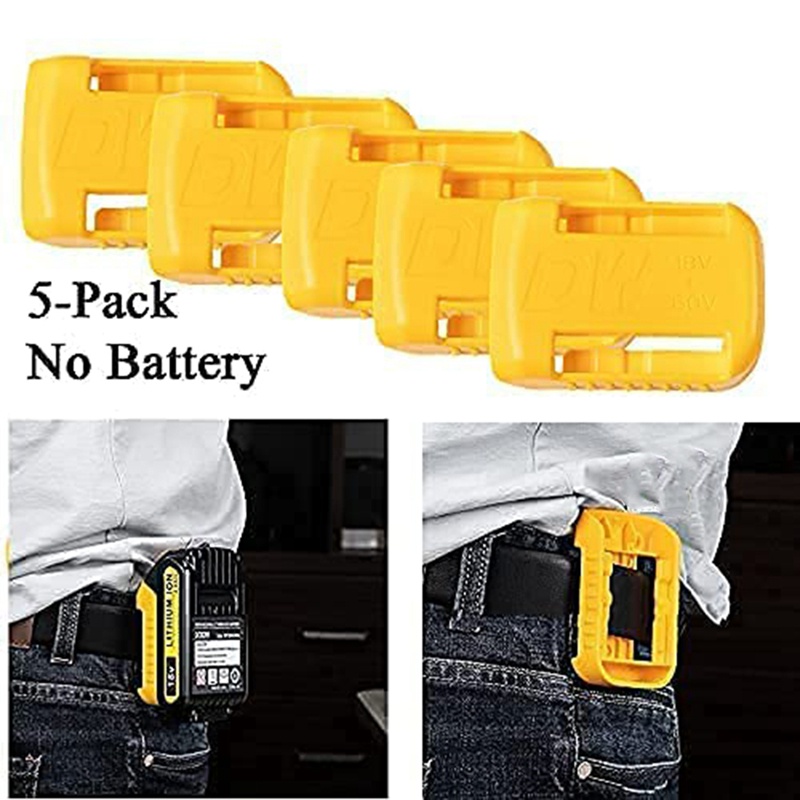 Bộ 5 giá đỡ pin DeWalt 20V 60V