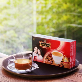 Combo 2 hộp cà phê hòa tan 3in1 king coffee - hộp 10 gói x 16gr