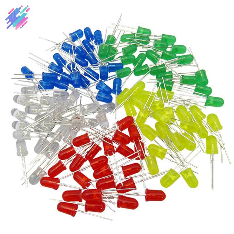 Set 300 điốt bóng đèn LED 3mm 5mm nhiều màu độc đáo xinh xắn