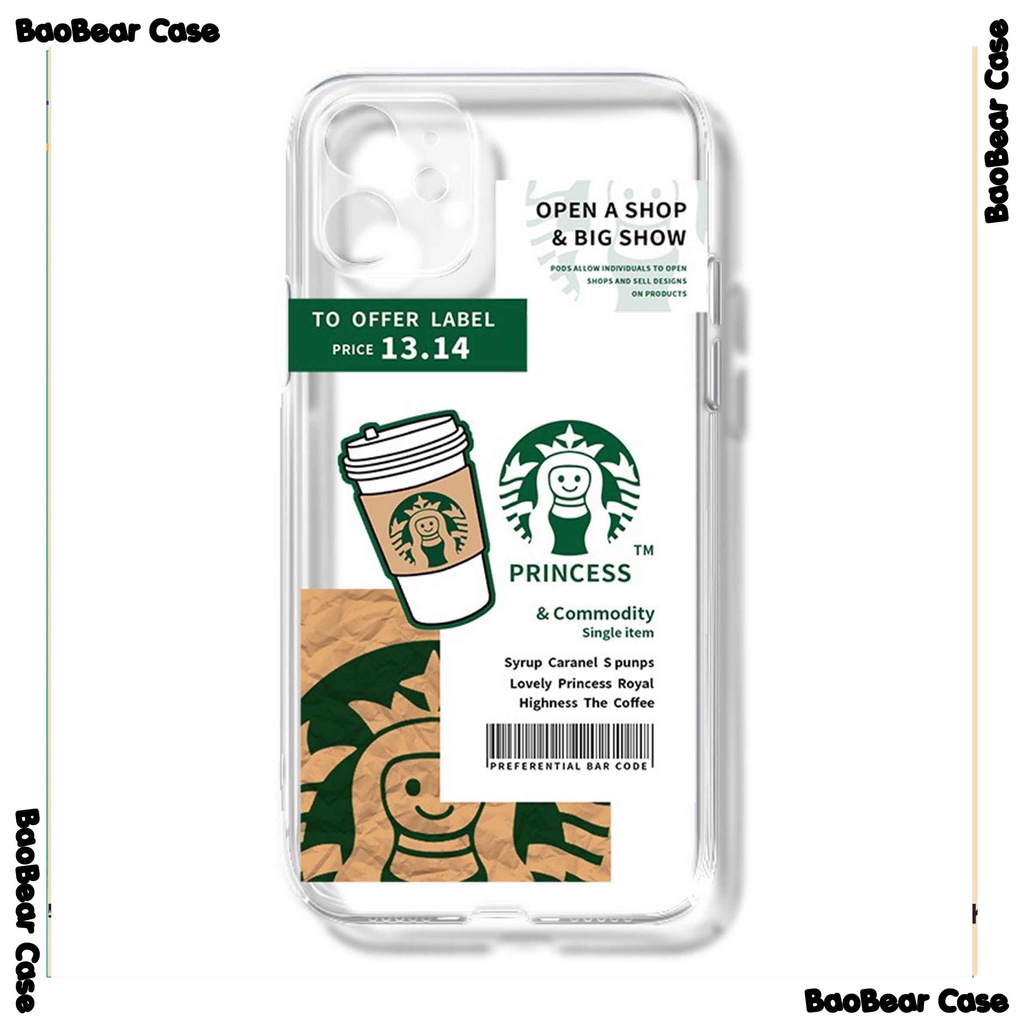 Ốp lưng StarBucks Coffee iPhone 6/6Plus, 7/8plus, X/Xs, XsMax , 11, Xr, 11pro, 11ProMax, 12/12pro, 12ProMax...