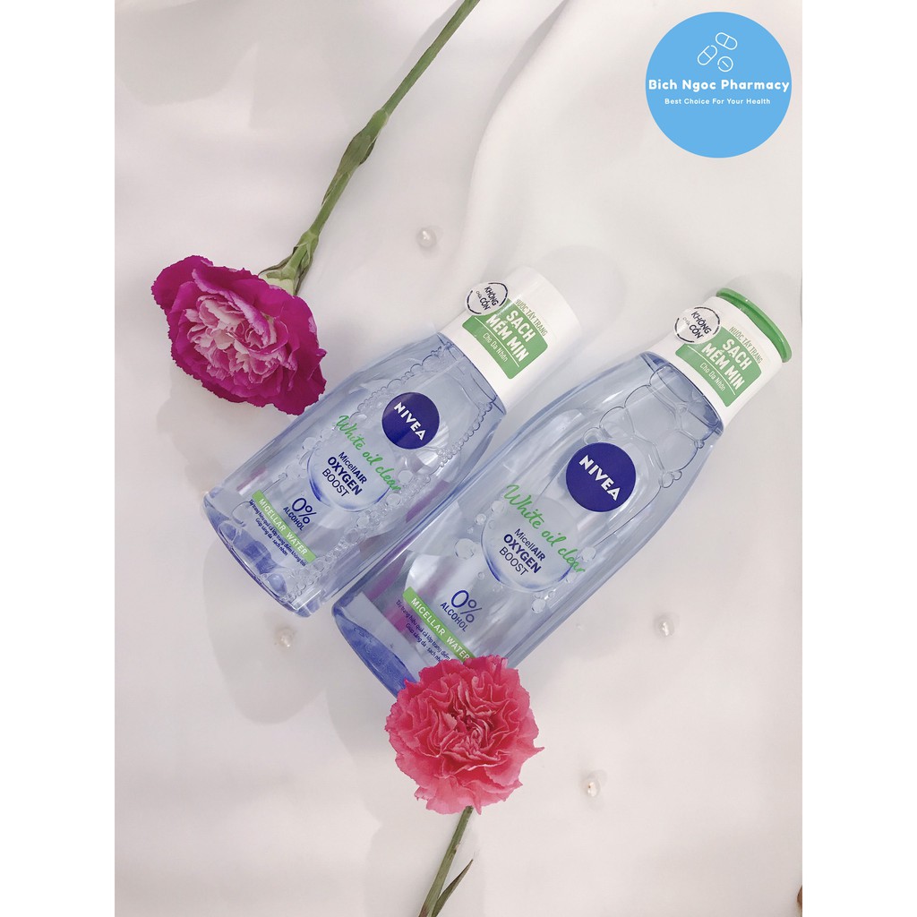 Nước Tẩy Trang Nivea Kiểm Soát Nhờn White Oil Clear Micellar Water