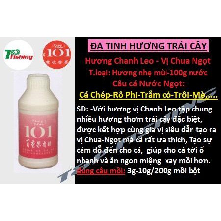 Hương liệu pha chế mồi câu 101 Đài Loan