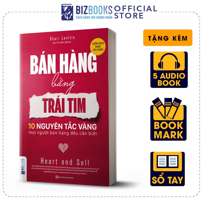 Sách - BIZBOOKS - Bán Hàng Bằng Trái Tim - 1 BEST SELLER